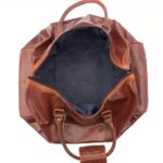 Vintage leather Duffle bag large capacity travel bag. - Image 2