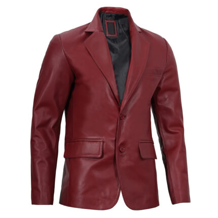 Men's Leather Blazers