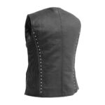 Women's Leather Vest - Image 2