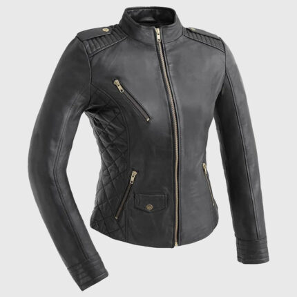 Women's Leather Fashion Jacket