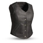 Women's Leather Vest