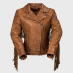 Women's Leather Fashion Jacket