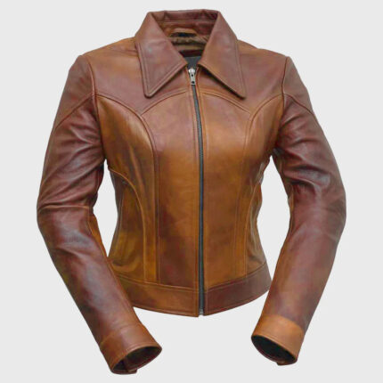 Women's Leather Fashion Jacket
