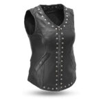 Women's Leather Vest