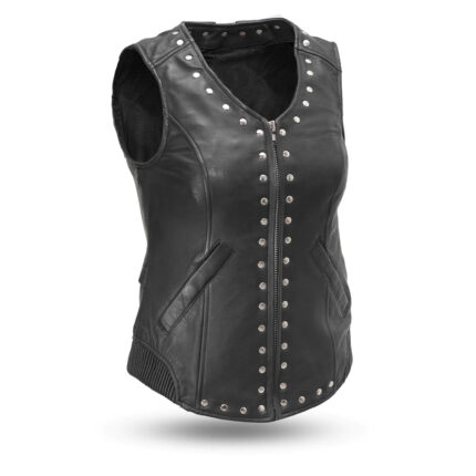 Women's Leather Vest