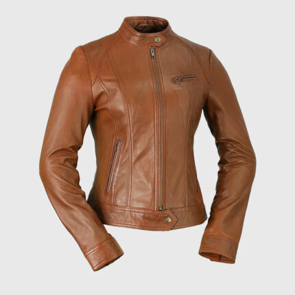 Women's Leather Fashion Jacket