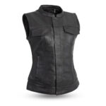 Women's Leather Vest