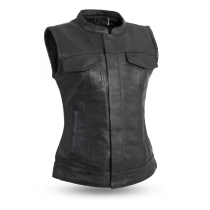 Women's Leather Vest