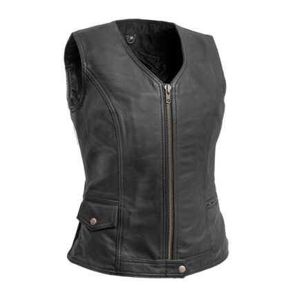 Women's Leather Vest