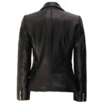 Women's Leather Blazers - Image 2